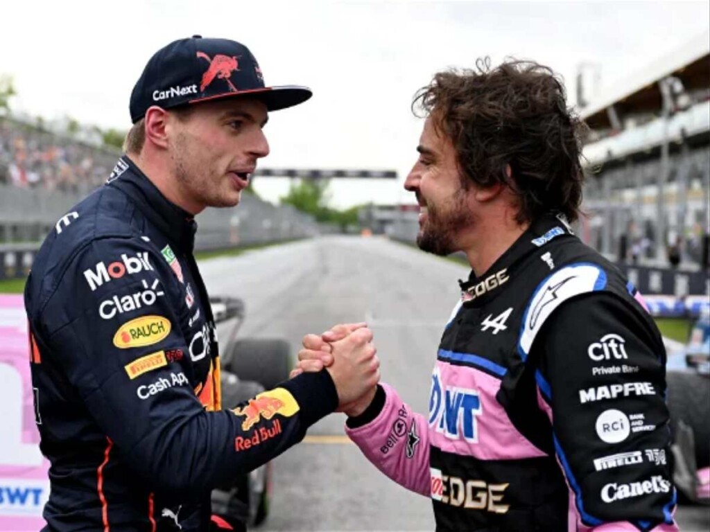 Max and Fernando Alonso