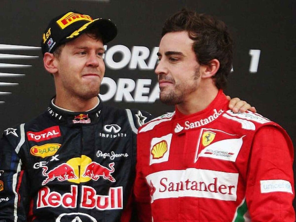 Alonso and Vettel 