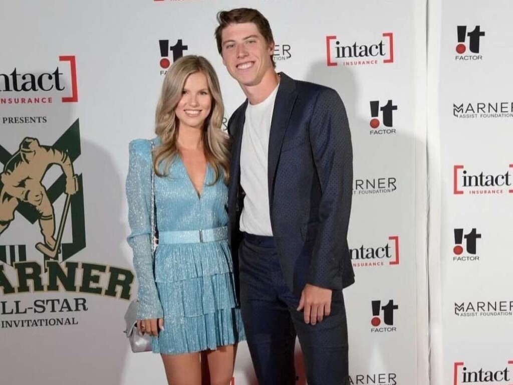 Mitch Marner and Stephanie LaChance [Image Credit: Sportskeeda]