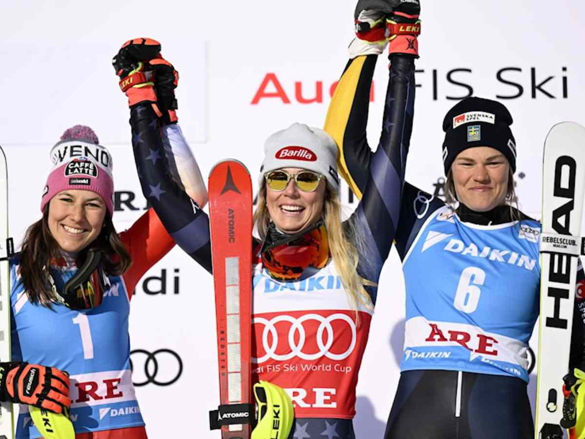 <strong>“You are f***ing insane” – Anna Swenn-Larsson congratulates Mikaela Shiffrin for SURPASSING Ingemar Stenmark’s record with 87th World Cup win</strong>