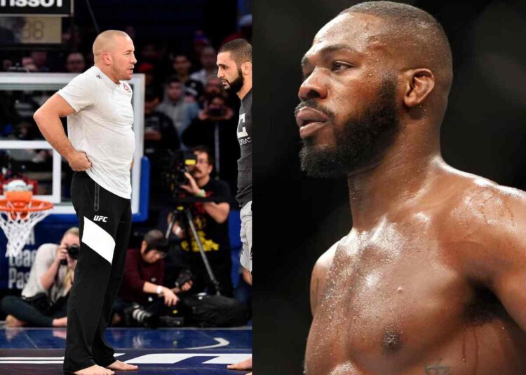 GSP's Coach and Jon Jones