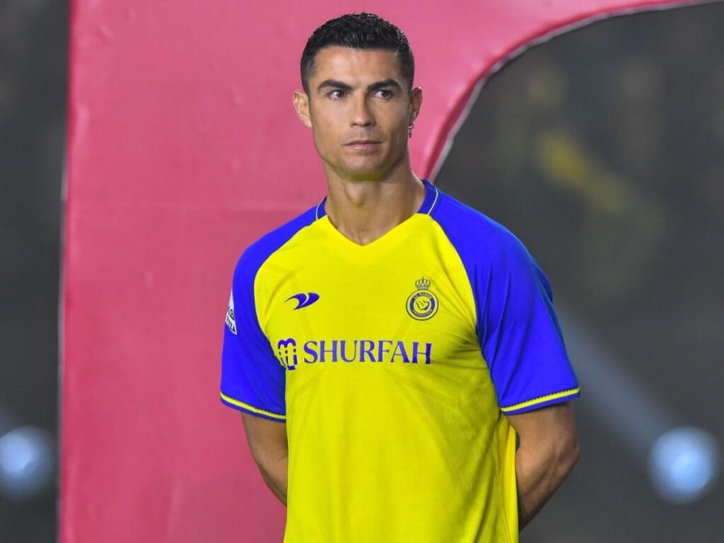 Cristiano Ronaldo in action for Al-Nassr