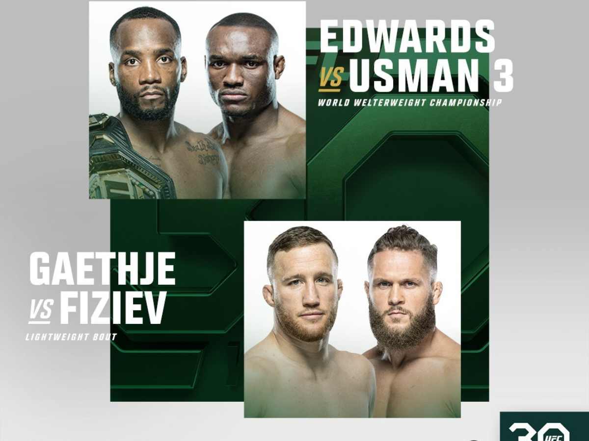 Leon Edwards vs Kamaru Usman: UFC 286 Full Fight Card, Where to Watch, TV Channel and Betting Odds