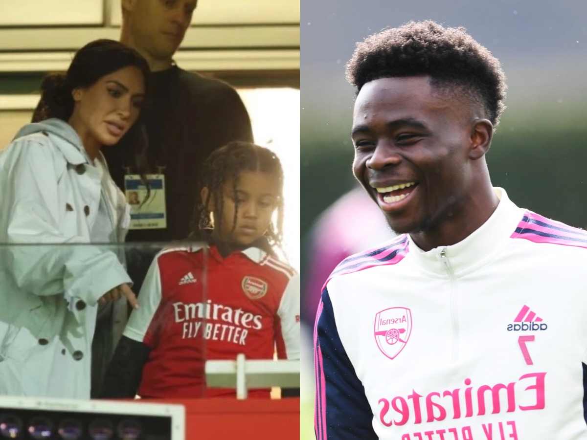 WATCH: Arsenal’s Bukayo Saka facetimes Kim Kardashian’s son after Europa League exit