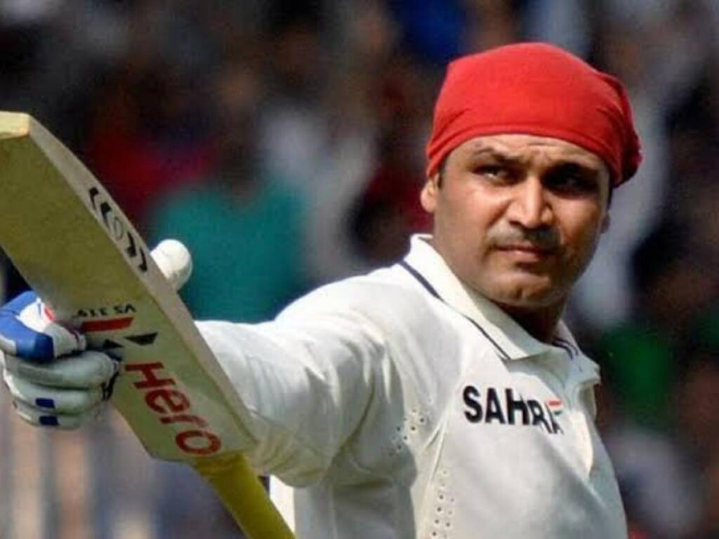 Virender Sehwag opines that no player from the current Indian team bats like him