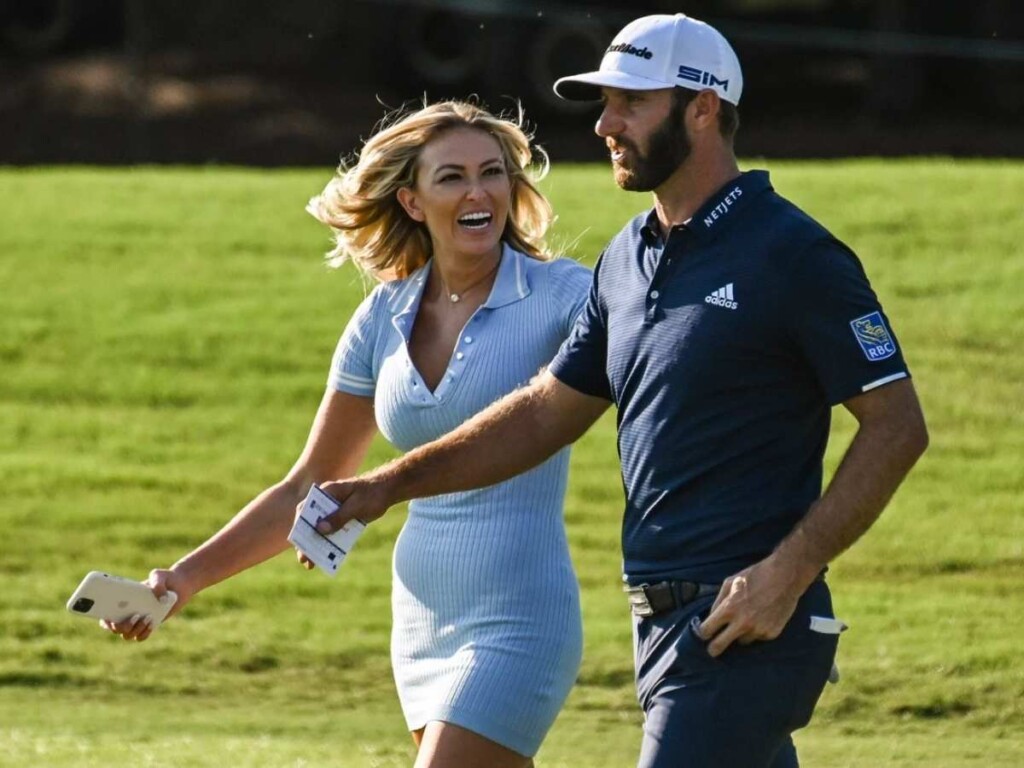 Dustin Johnson and Paulina Gretzky 