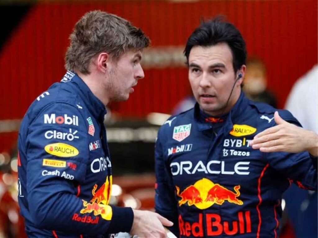 Max Verstappen and Sergio Perez