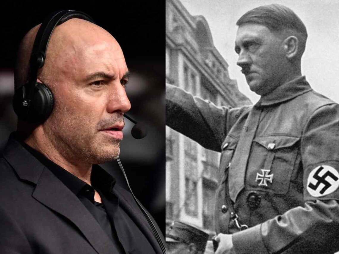 'Rubbing a gun on his d***' Joe Rogan amazed by rare footage of Adolf ...