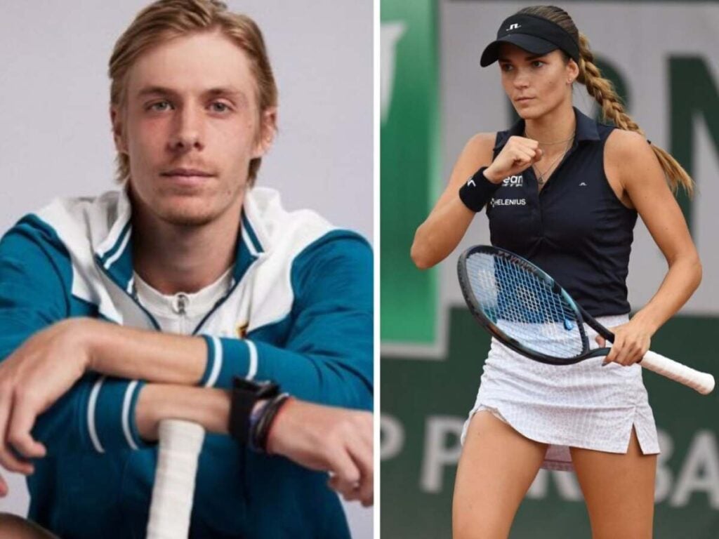 Denis Shapovalov and Mirjam Bjorklund