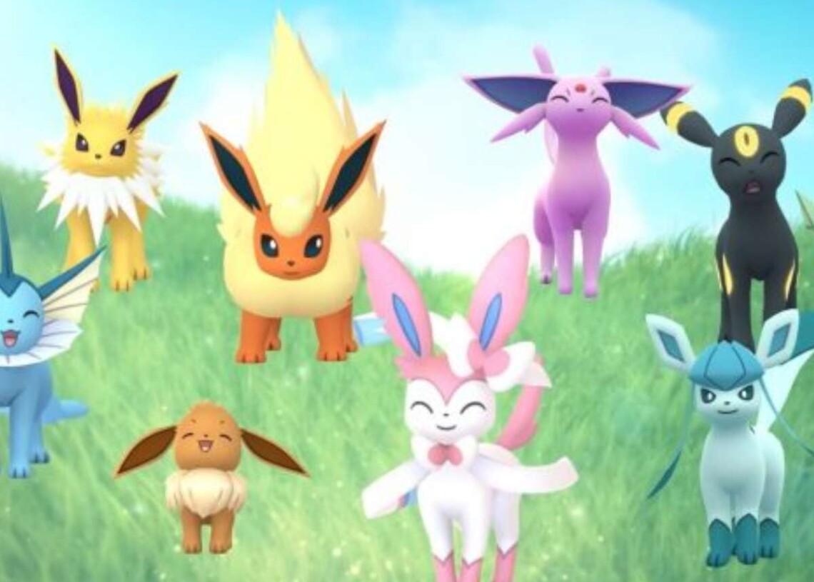 Shiny Eevee evolutions in Pokemon ranked