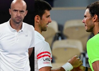 Ivan Ljubicic, Novak Djokovic and Rafael Nadal