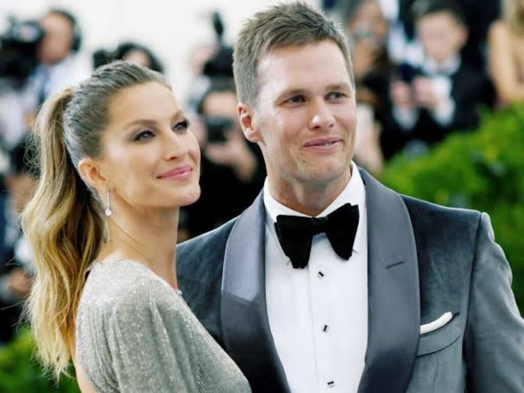 Gisele Bündchen and Tom Brady (via Vanity Fair)