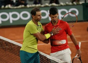Rafael Nadal and Novak Djokovic