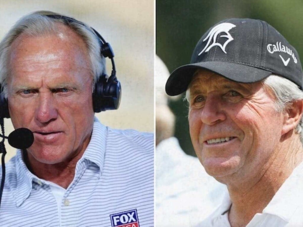 Gary Player and Greg Norman 