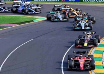 The start of the 2022 Australian GP