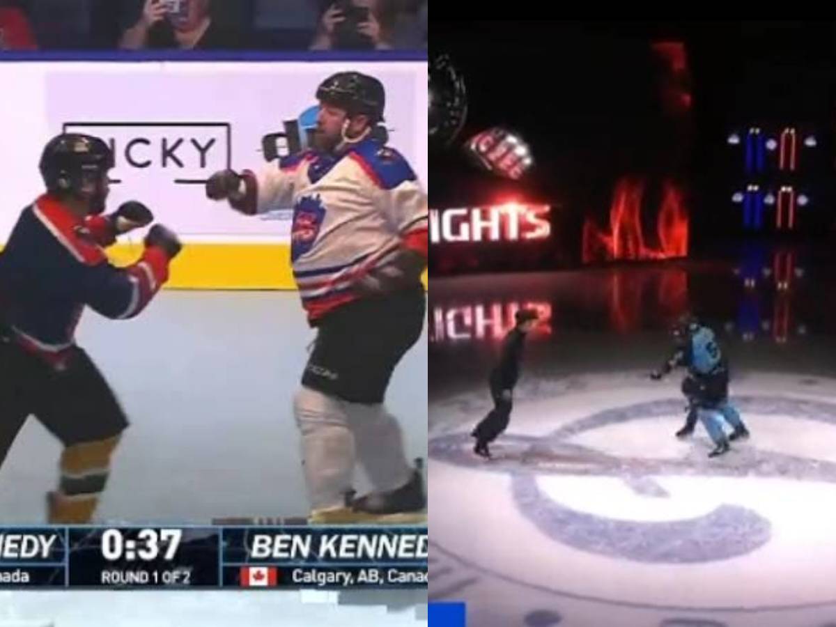<strong>Put your opponent on ‘skates’! Fans hilariously react to crazy MMA fight on ice capades</strong>