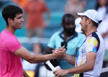 Carlos Alcaraz and Dusan Lajovic