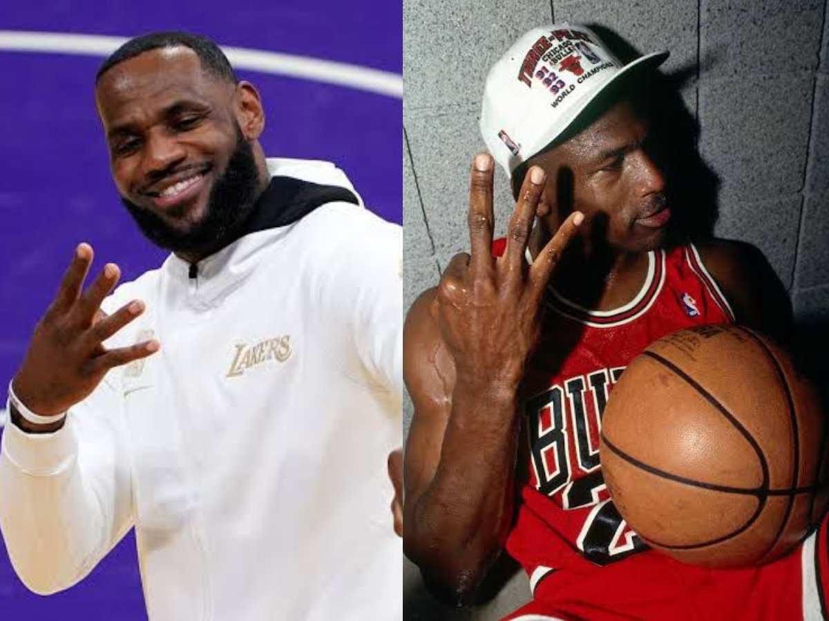 Does LeBron James possess a better NBA Finals record than Michael Jordan?