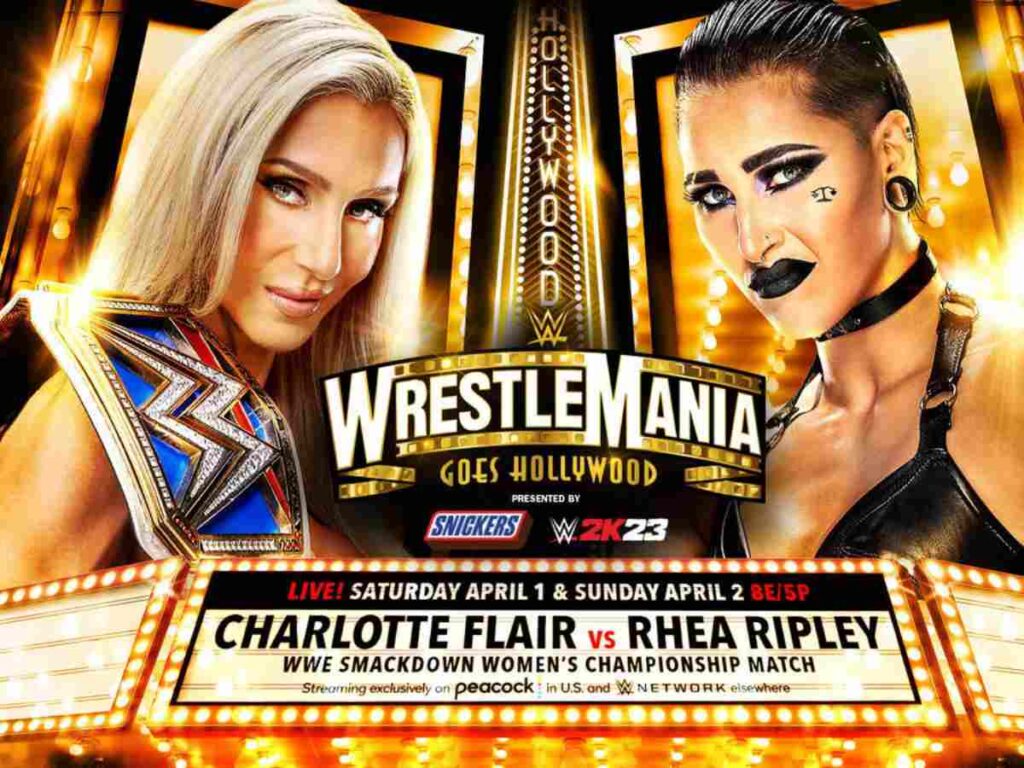 Charlotte Flair vs Rhea Ripley 