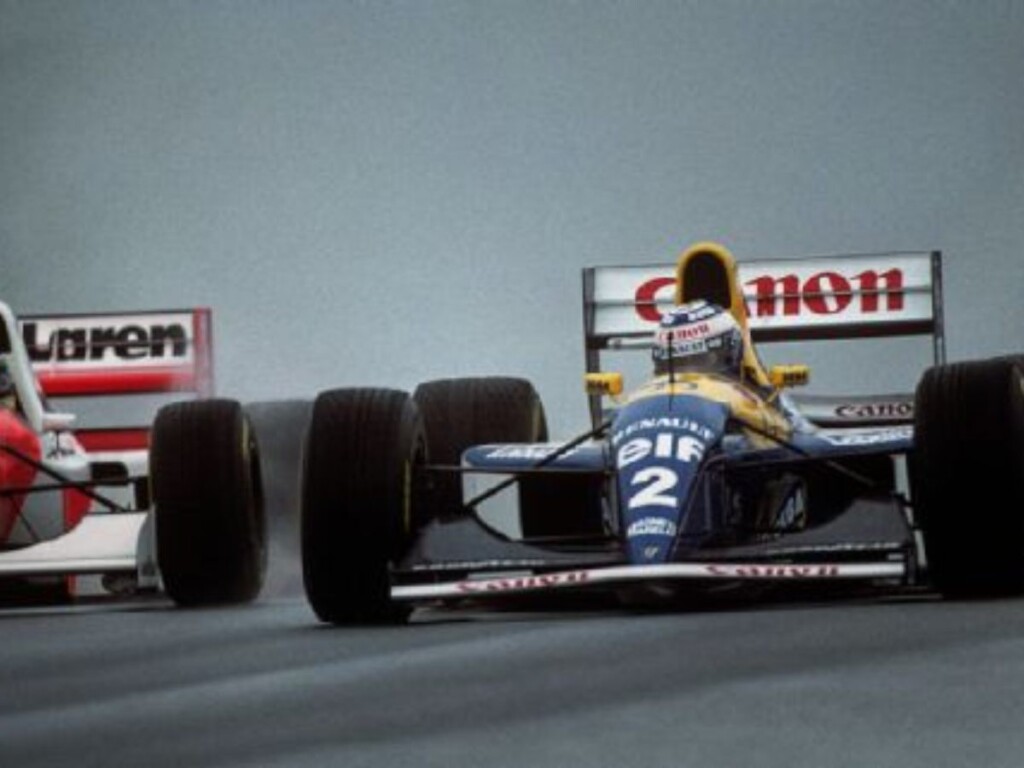 alain Prost and Ayrton Senna, Donnington 1993