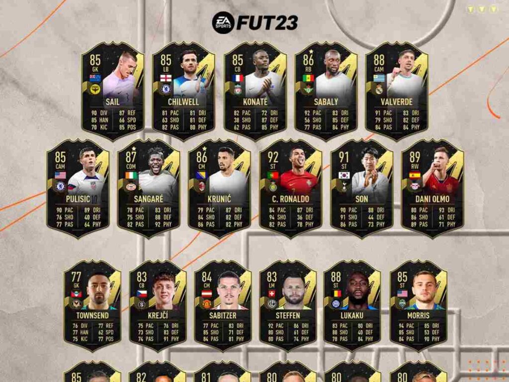 FIFA 23 TOTW 22 (Team of the Week 22) squad goes live featuring Cristiano Ronaldo, Heung-Min Son, and others receiving deadly cards