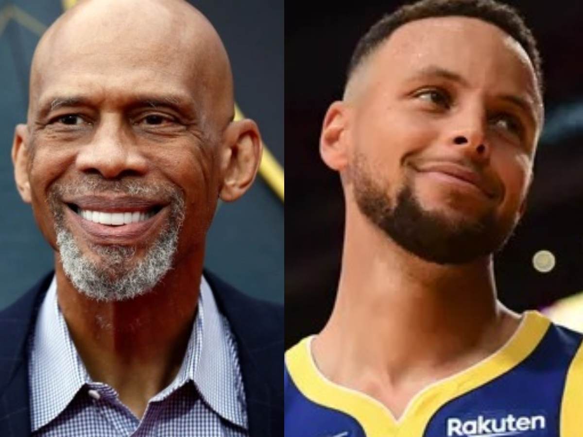 “I’ve got to go across the Bay and slap Steph Curry,” Kareem Abdul-Jabbar takes a jibe at the Warriors superstar for making his play style obsolete