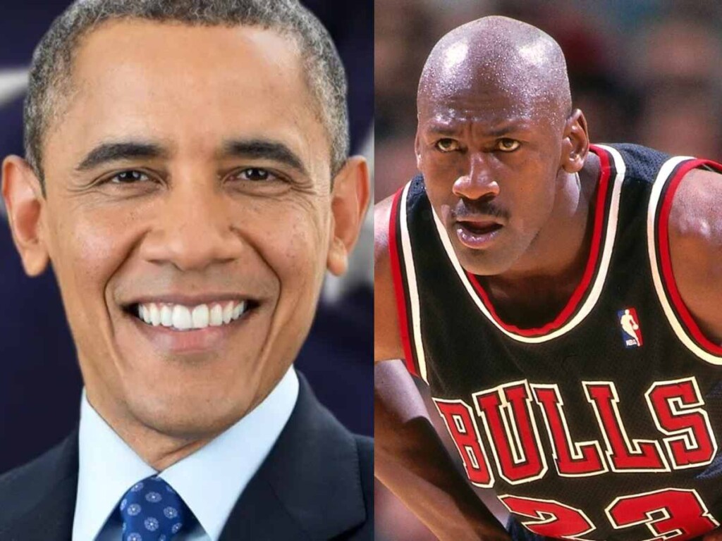 Michael Jordan and Barack Obama 