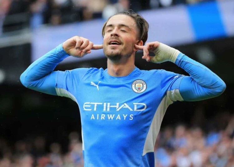 Jack Grealish first goal celebration