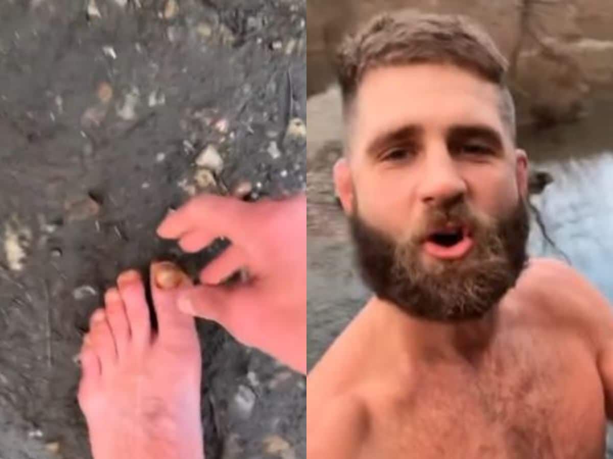 Fight fans creeped out as ‘disgusting’ Jiri Prochazka casually removes toenail on camera