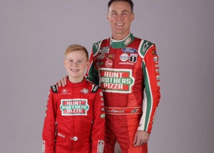 “Keep the seat warm for me pops,” Kevin Harvick’s son reveals his