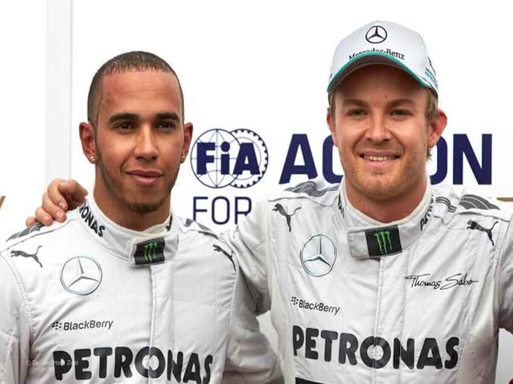 Lewis Hamilton and Nico Rosberg