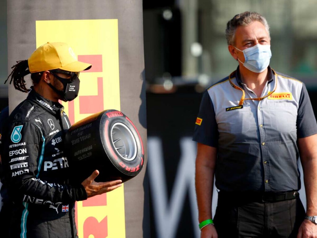 Lewis and Pirelli Head, Mario Isola