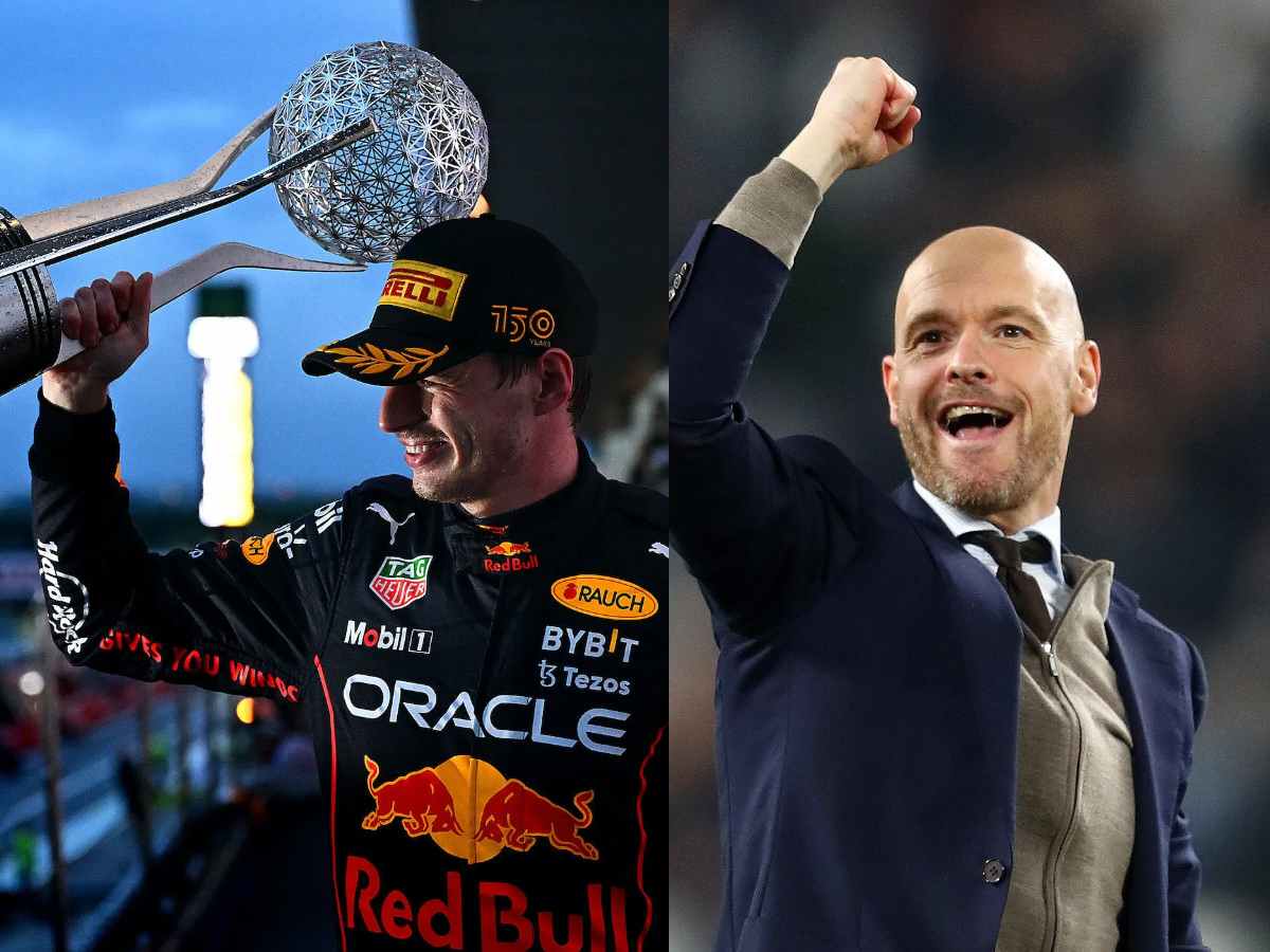 Manchester United Manager Erik Ten Hag backs Max  Verstappen to win the 2023 F1 World Title