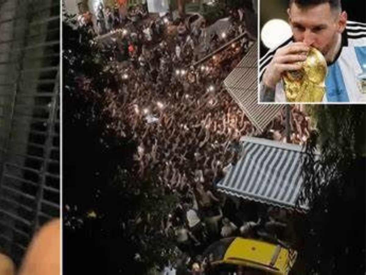 WATCH: Lionel Messi waves back at fans in Buenos Aires while driving on a highway