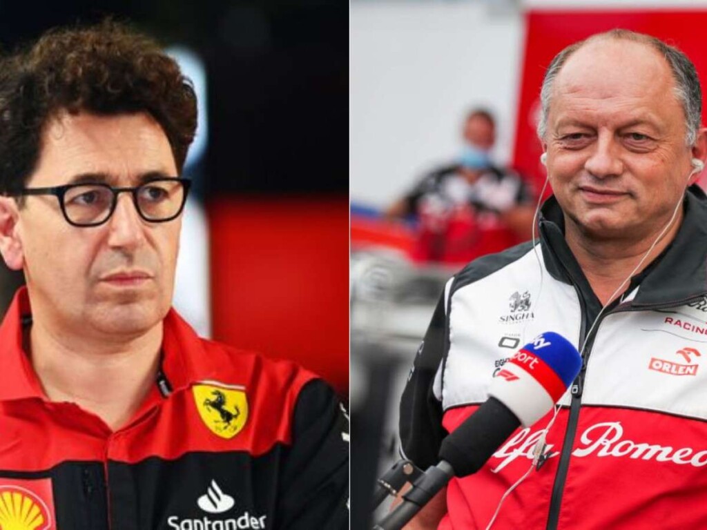 Mattia BInotto and Fred Vasseur 