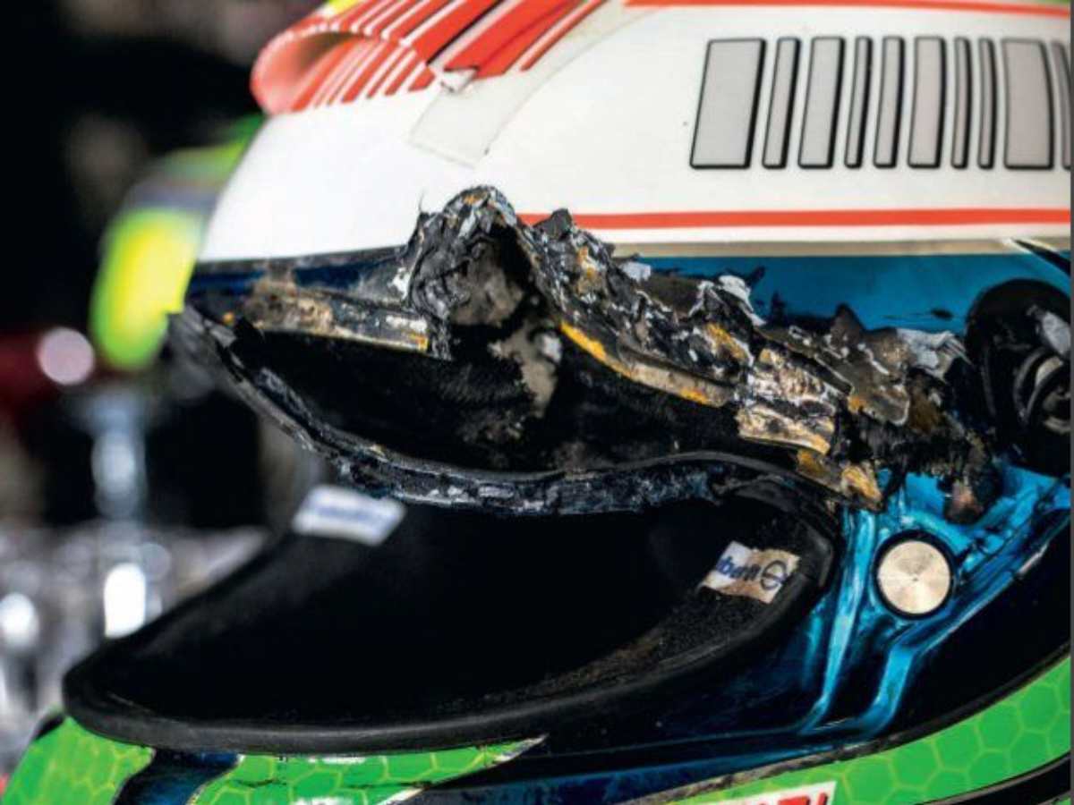 <strong>A look into Michael Schumacher’s $20,000 Schuberth Helmet prototype that ended up saving Felipe Massa’s life</strong>