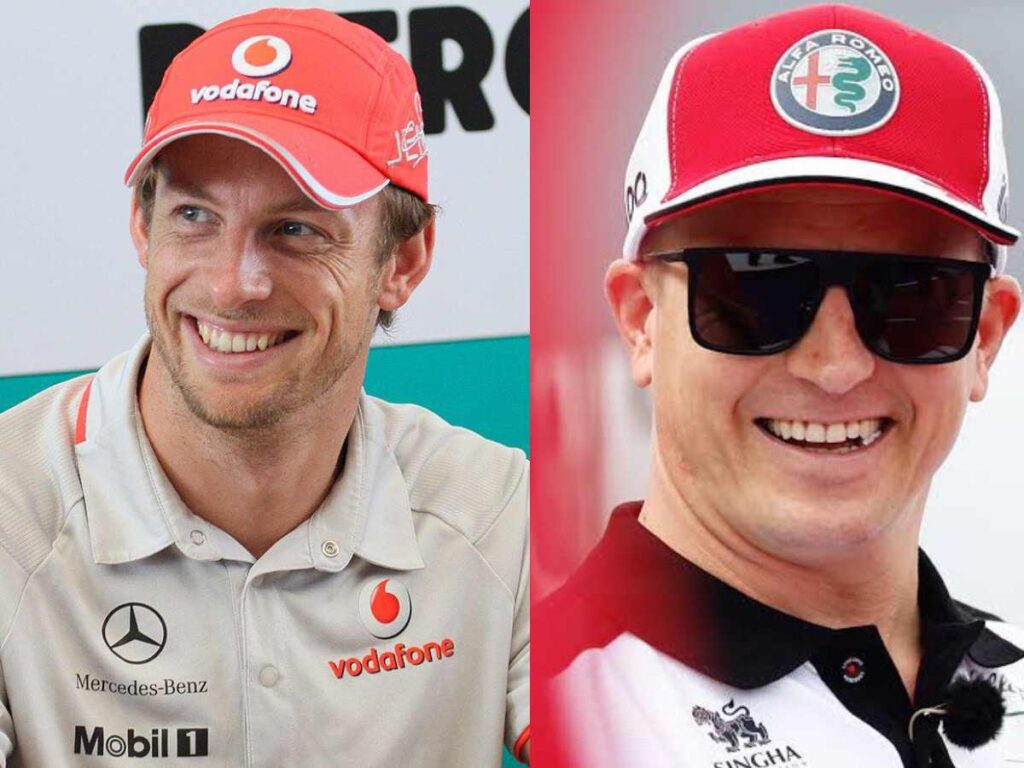 Jenson Button, Kimi Raikkonen. Images via CNN