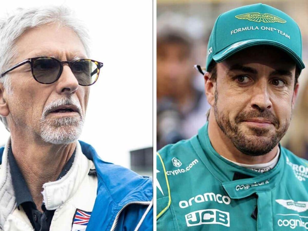 Damon Hill and Fernando Alonso