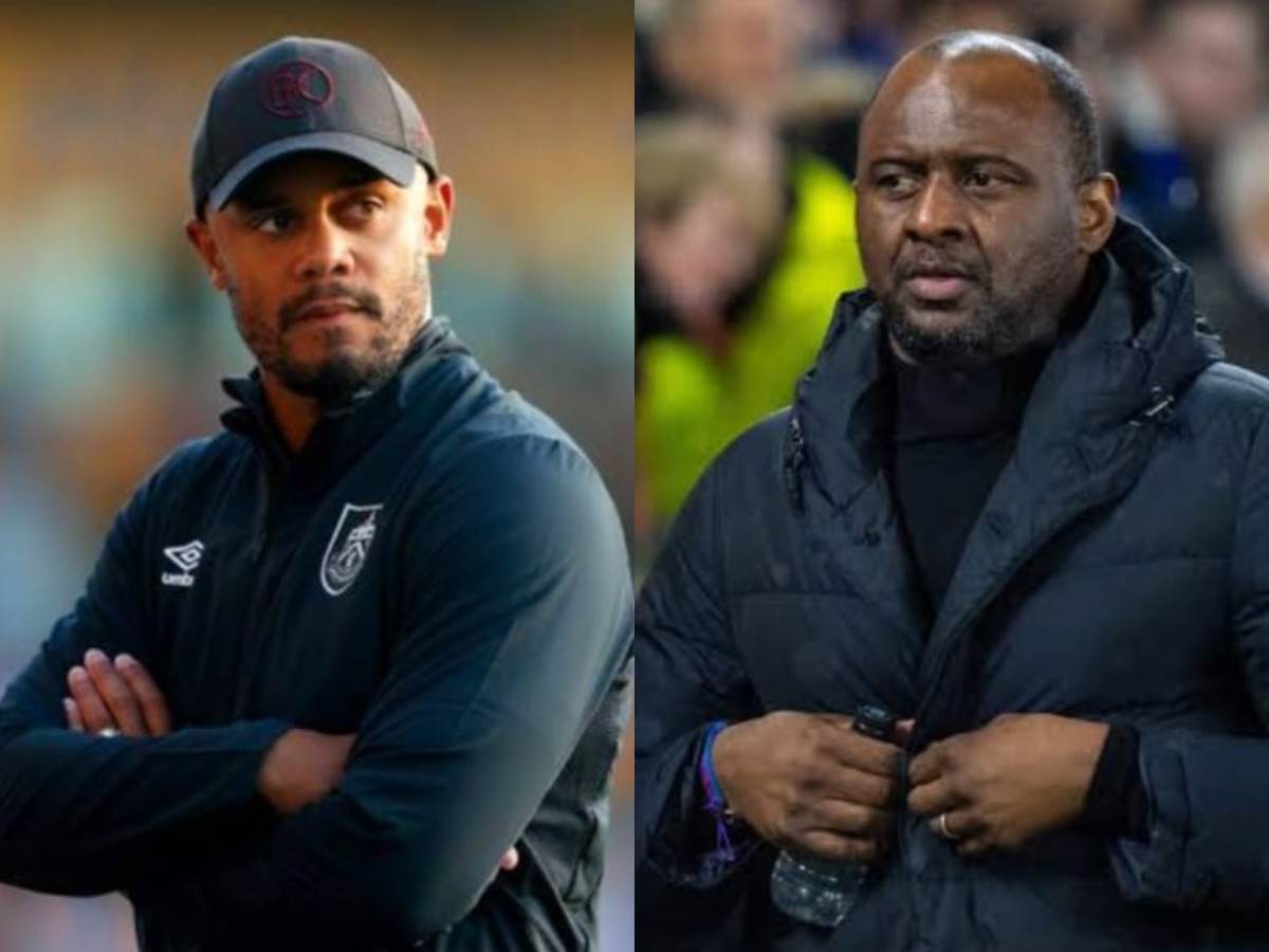 “Taken out a manager who was overachieving,” Vincent Kompany slams Crystal Palace for sacking Patrick Vieira