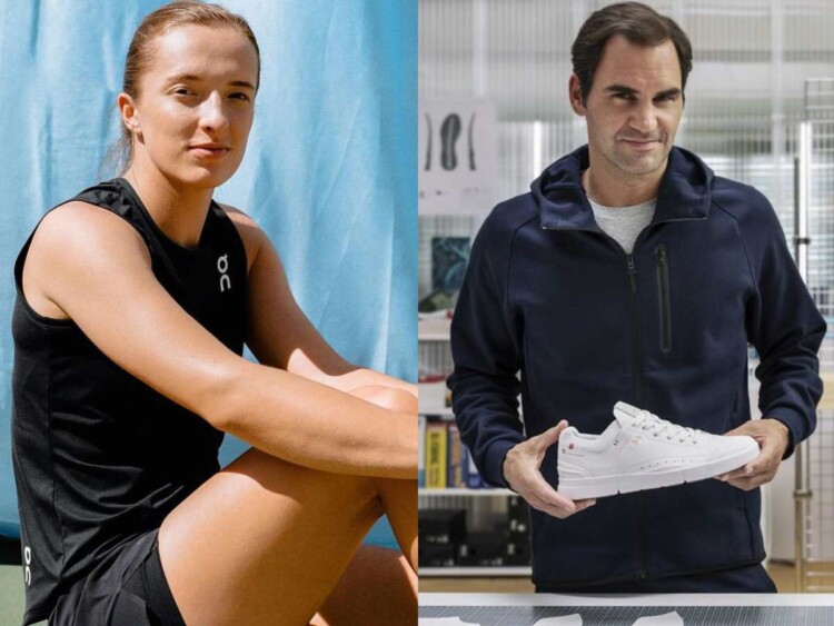 Iga Swiatek and Roger Federer