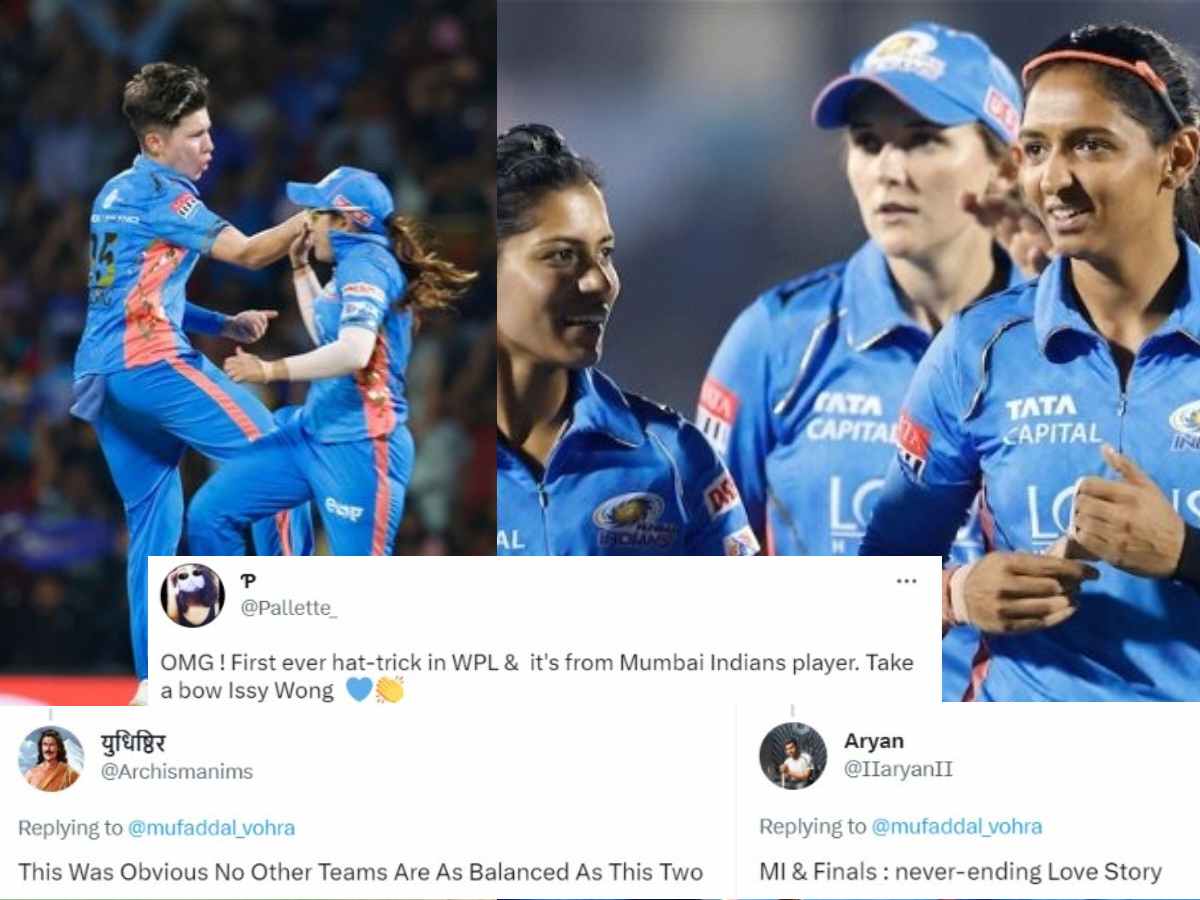 “MI & finals is never-ending love story”- Twitter goes berserk after Mumbai Indians thrash UP Warriorz badly in playoff to qualify for WPL final