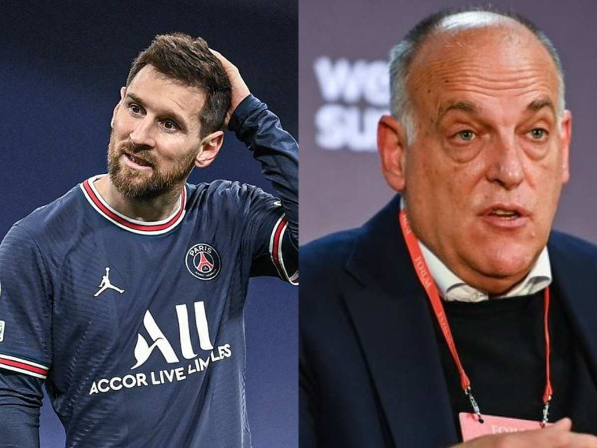 “PSG earn less money than Barcelona,” La Liga President Javier Tebas makes explosive claims on Lionel Messi’s future