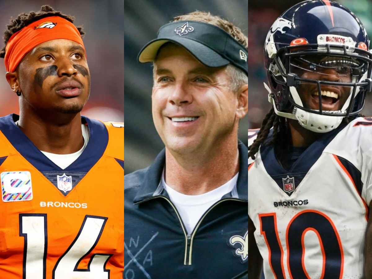 “We like the current group that we’re working with,” Broncos HC Sean Payton FIRMLY denies rumors of trading Courtland Sutton and Jerry Jeudy