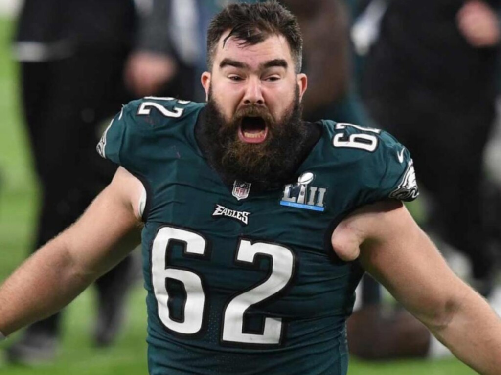 Jason Kelce (Image via NBC Sports)