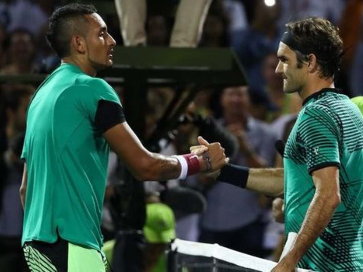 Roger Federer challenged in his own backyard by Nick Kyrgios