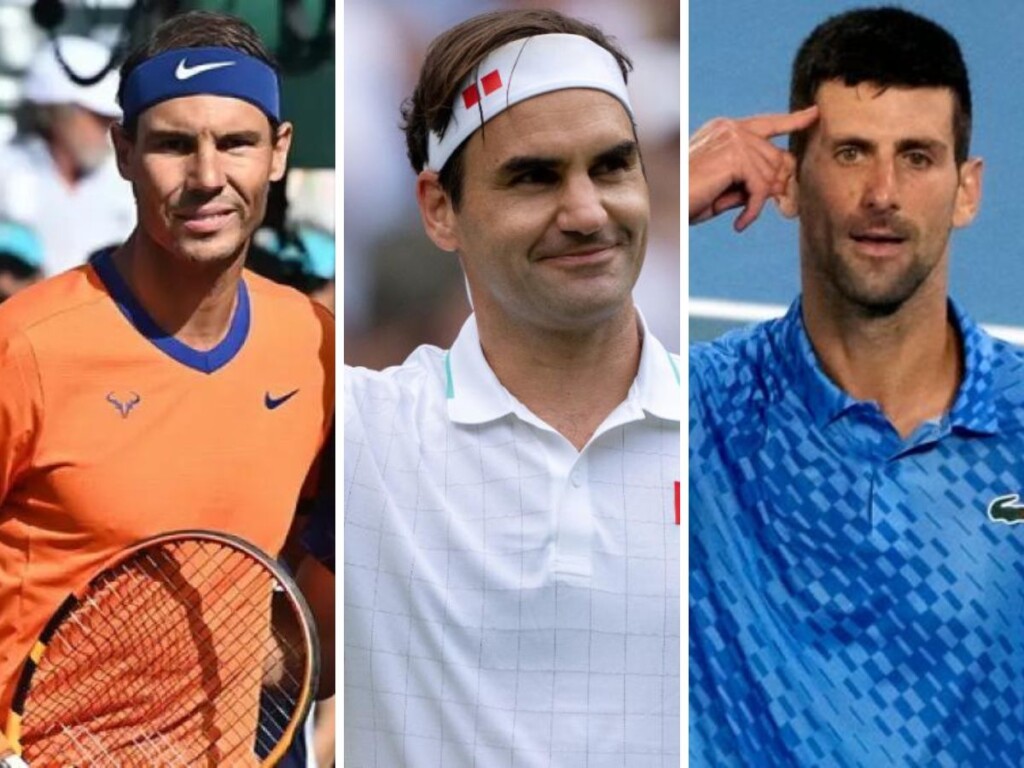 Rafael Nadal Roger Federer and Novak Djokovic