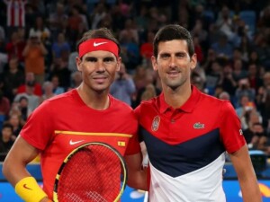 Rafael Nadal and Novak Djokovic