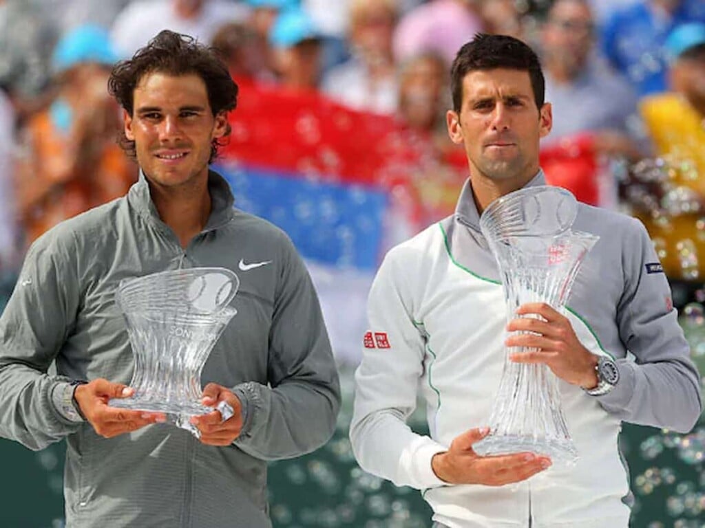 Rafael Nadal and Novak Djokovic