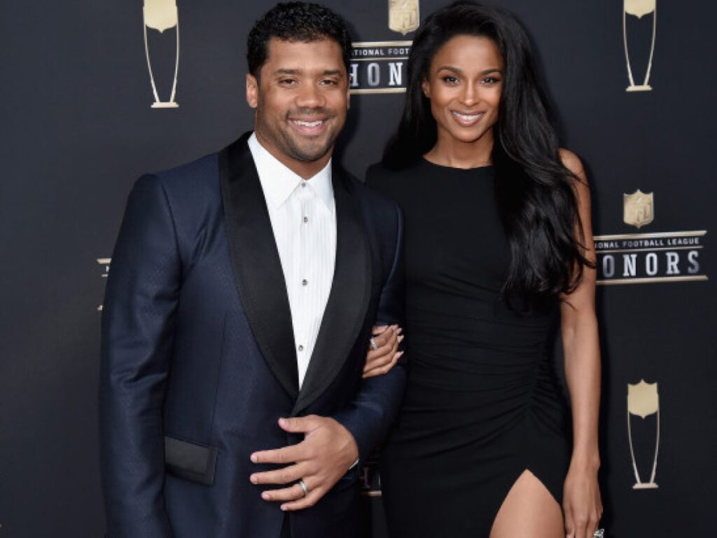 Russell Wilson and Ciara Wilson Getty Images