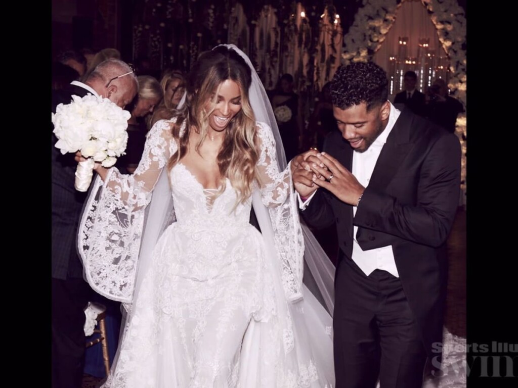 Russell Wilson and Ciara Wilson married